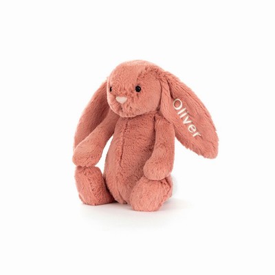 Jellycat Bashful Sorrel Bunny Medium USA | 16049KDUH